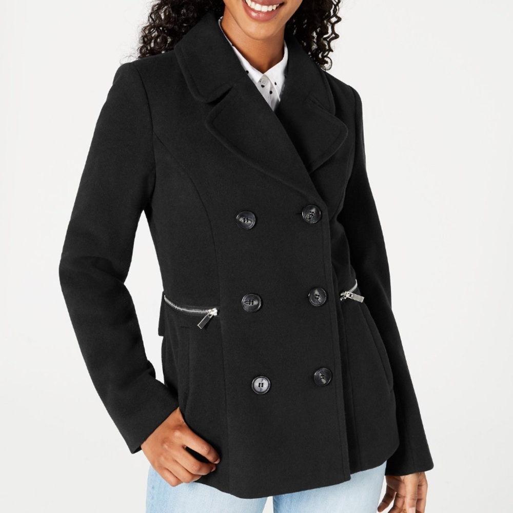 NWT / Juniors Double Breasted Peacoat